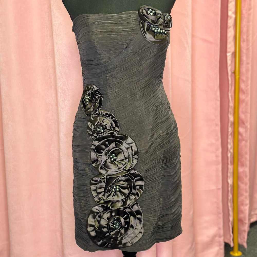 Black rose Cocktail Dress
